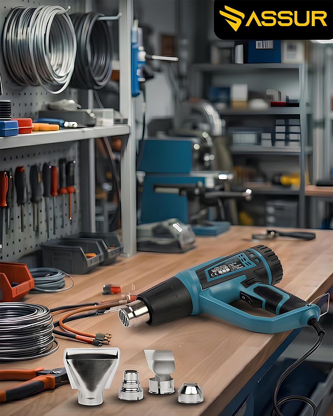 Assur ASR880 2000 Watt 2 Kademeli 4 Başlıklı Sıcak Hava Tabancası yorumlar