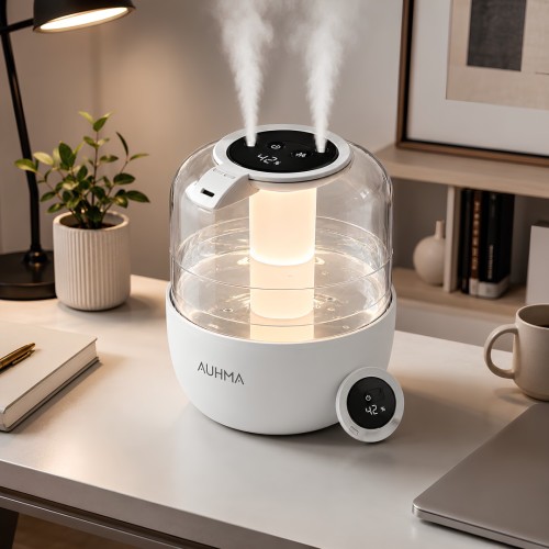 AUHMA APH-08 4L Dijital Göstergeli Çift Sprey Akıllı Hava Nemlendirici