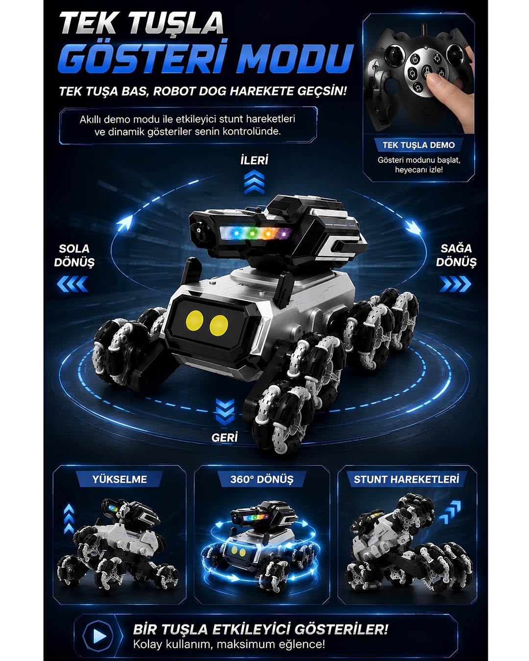 Blic Brb4 Su Puskurten 8 Tekerlekli Robot Kopek Teknik Ozellikler