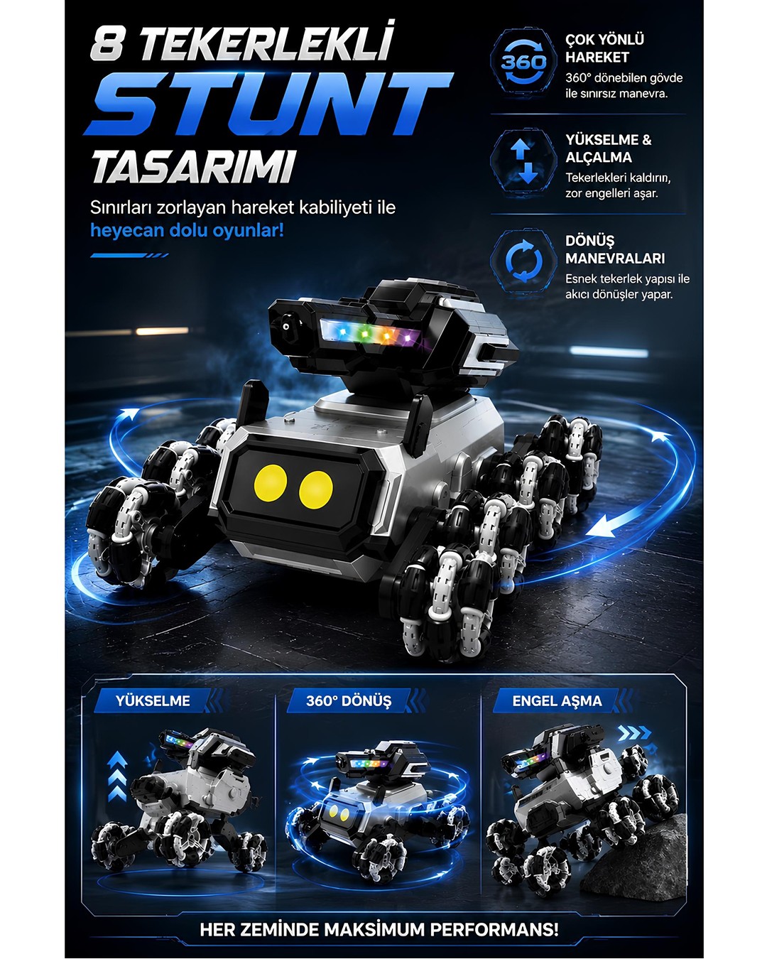 Blic Brb4 Su Puskurten 8 Tekerlekli Robot Kopek Yorumlar