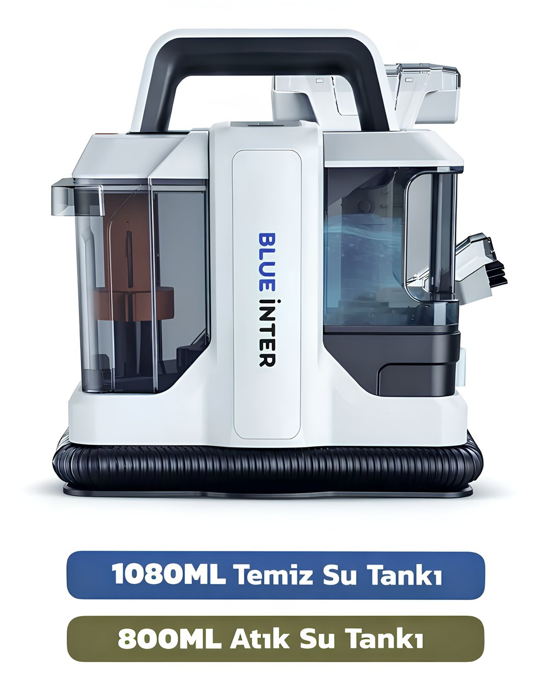 BlueInter W05-750EU 750W Halı Koltuk Yıkama Makinesi 15 kPa - Araç Koltuk Temizleme 2 Hazneli teknik özellikler