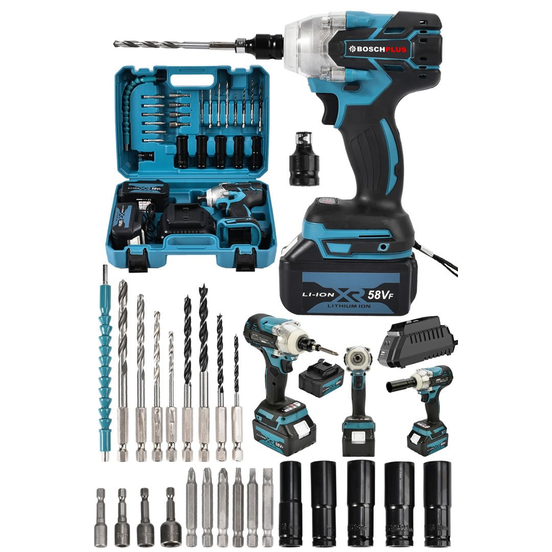 BoschPlus EEA210 58vf 5ah Kömürsüz Şarjlı Somun Sıkma 300Nm