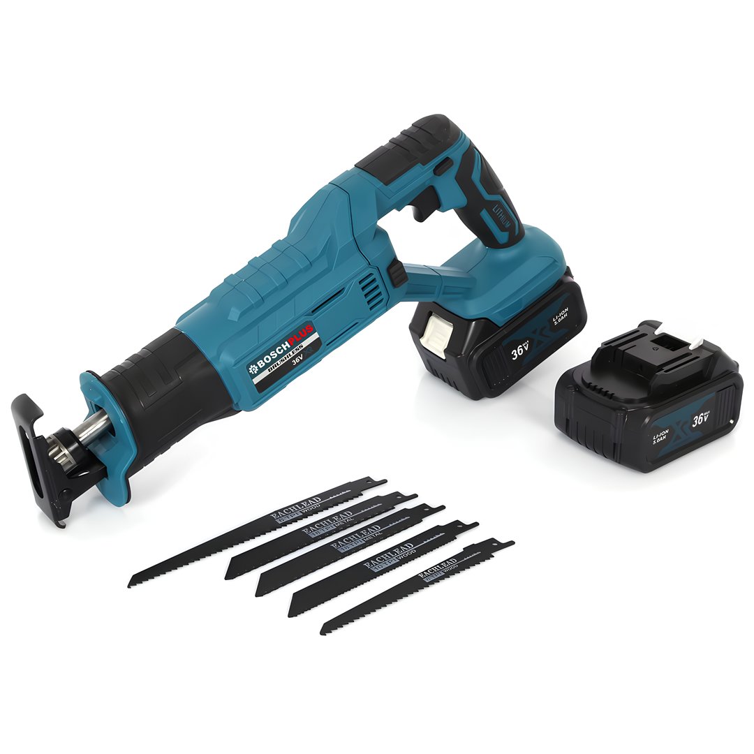 BoschPlus EEA310 Akülü Tilki Kuyruğu Testere 36v 5ah (Mavi)