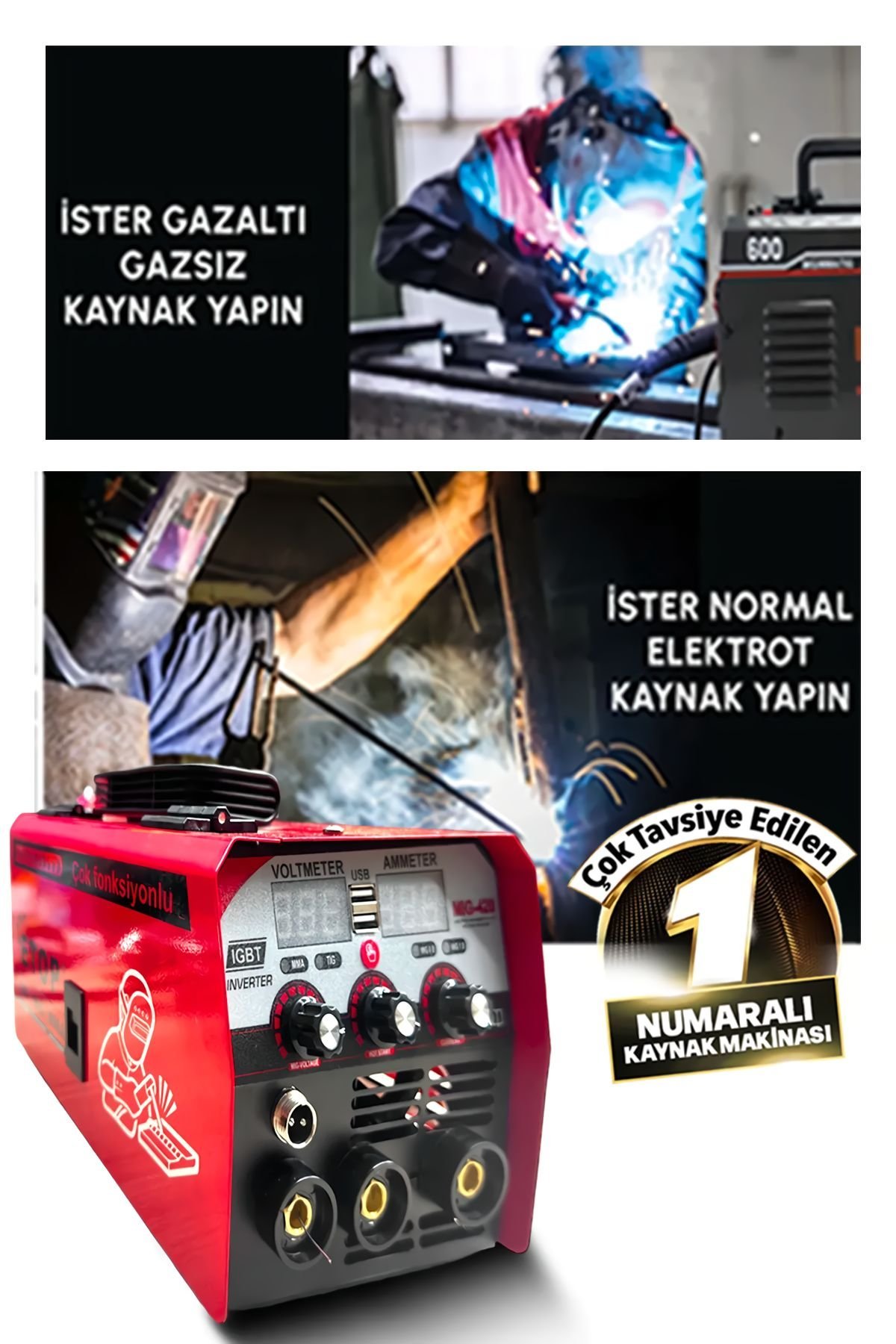 Bosch premium tig mig mma 3 özellikli gazsız gaz altı kaynak makinesi özellikleri