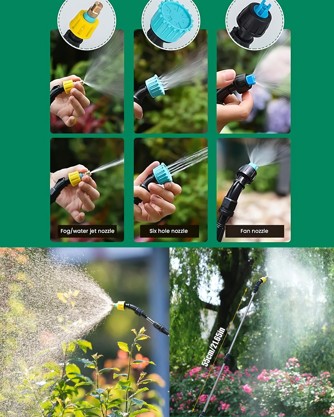 Bosch Plus EEA372 Mini Şarjlı Sulama ve İlaçlama Makinesi Kullanım Alanları