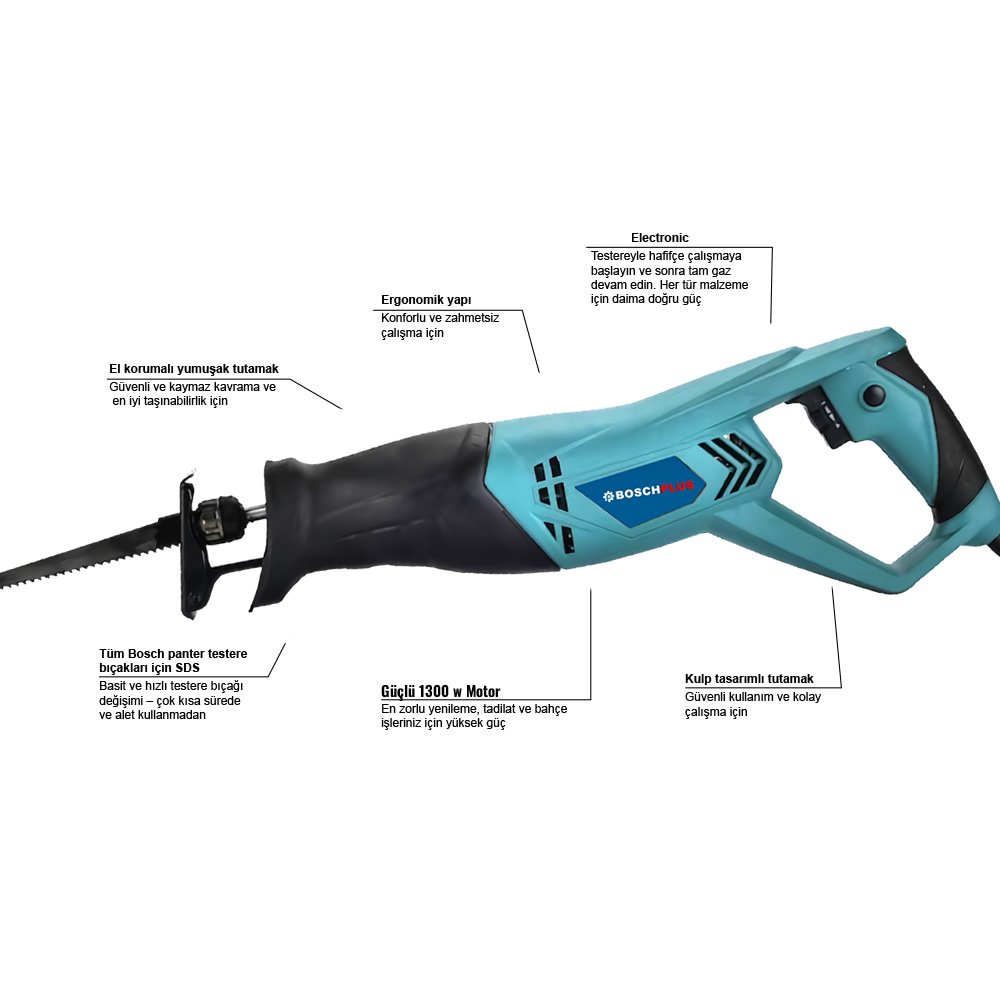 Bosch plus tilki kuyruğu teknik özellikler