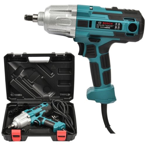 BoschPlus EEA329 Elektrikli Somun Sıkma Sökme Makinesi 450Watt Mavi