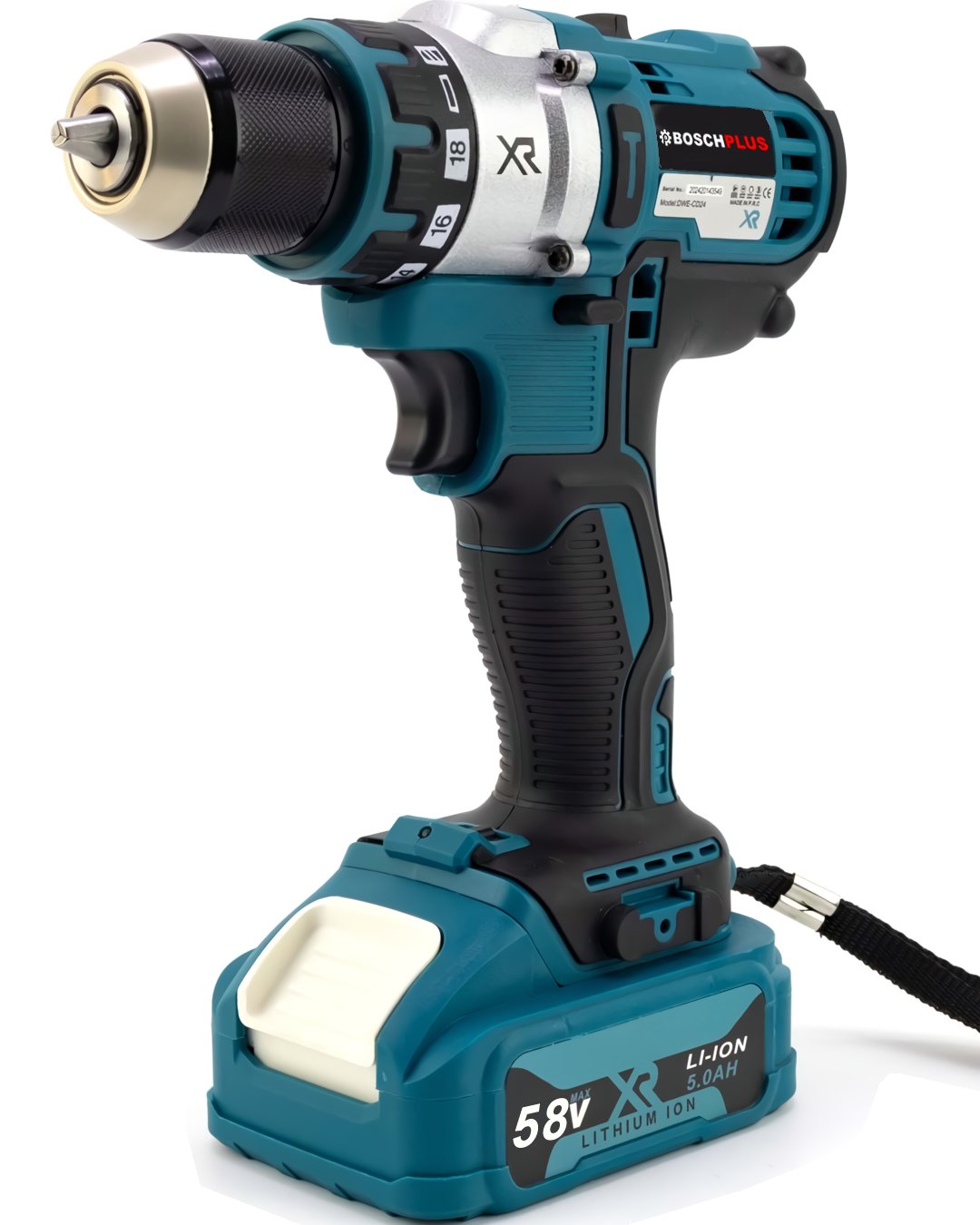 Bosch Plus EEA339 Xr Darbesiz Çift Batarya 58vf 5ah Şarjlı Matkap Seti Özellikleri