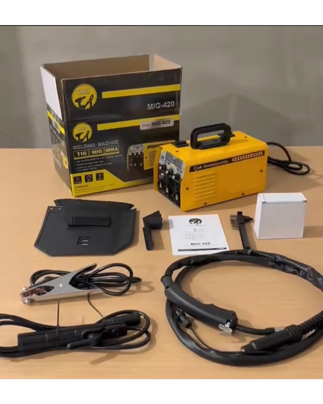 Bosch Plus EEA358 MIG420 Çok Fonksiyonlu Gazsız Gazaltı Kaynak Makinesi (Sarı) model ve fiyatlar