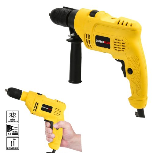 BoschPlus EEA366 Elektrikli 13mm Darbeli Matkap (Sarı)