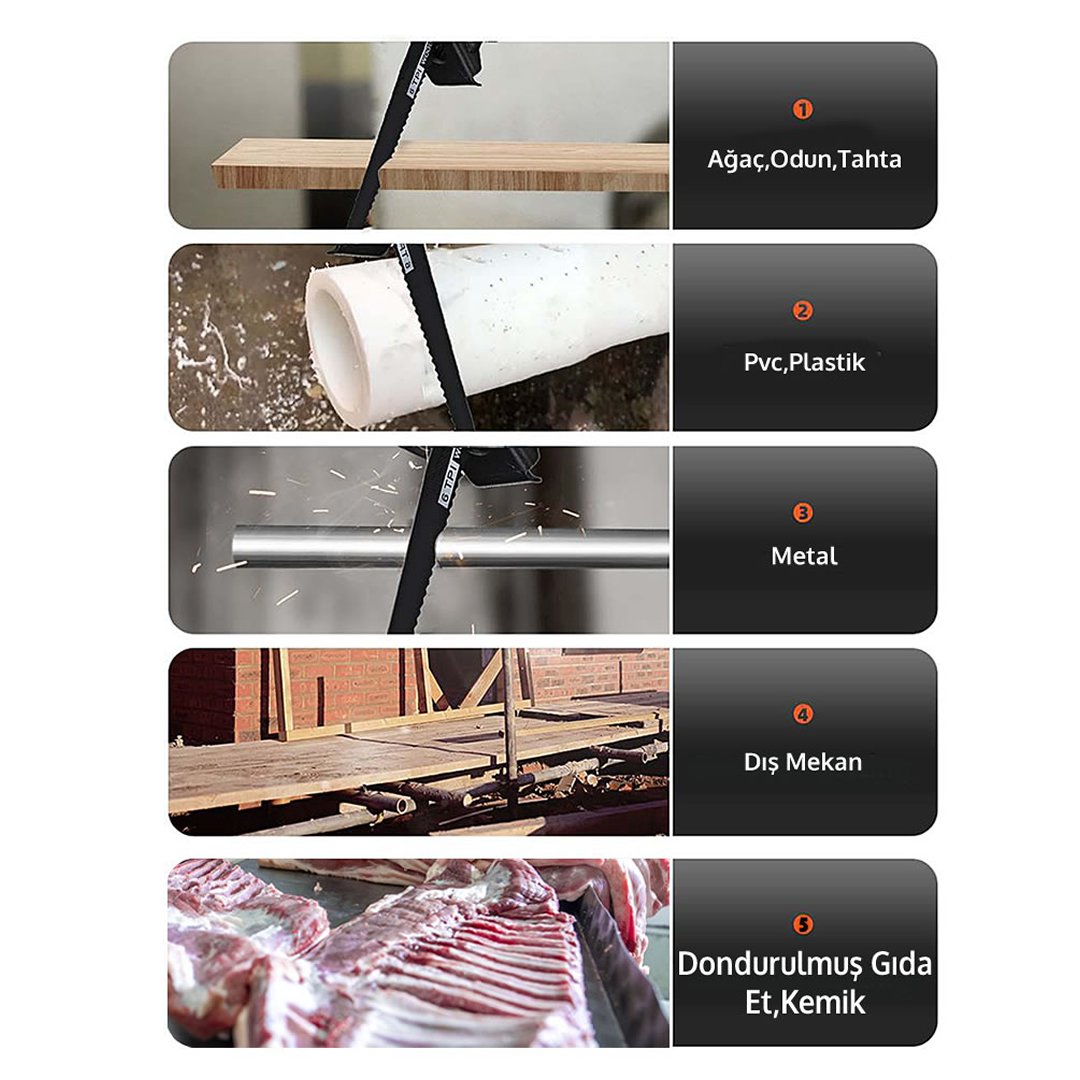 Bosch Plus EEA390 Elektrikli Tilki Kuyruğu Testere Kılıç Testere (Sarı) kullanım alanları