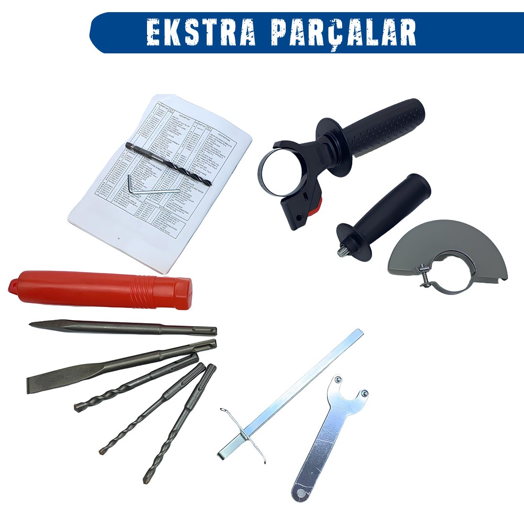 BoschPlus EEA416 Elektrikli 4 lü Makine Seti  parçaları