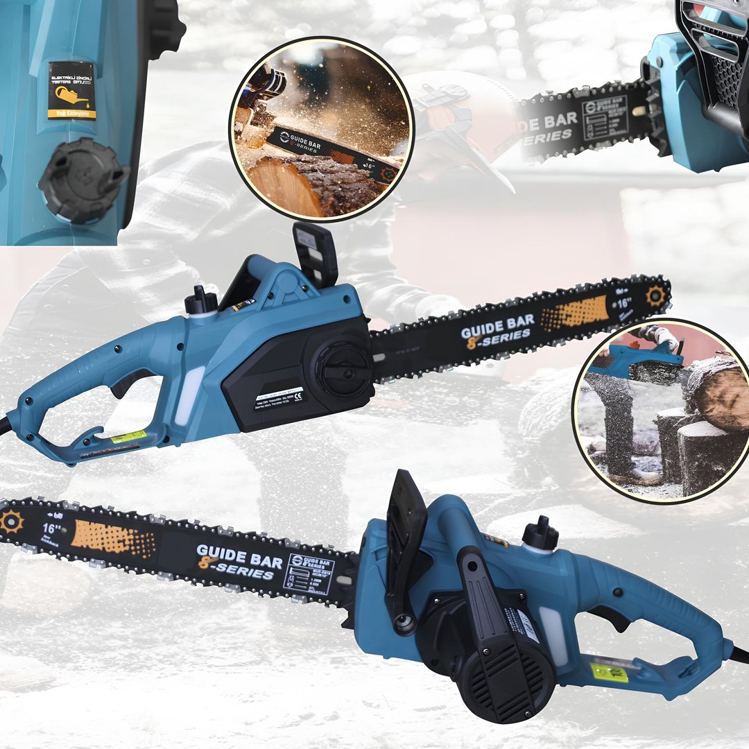 Mur-Cell EEA427 Elektrikli Zincirli Ağaç Kesme Motoru 1800 Watt