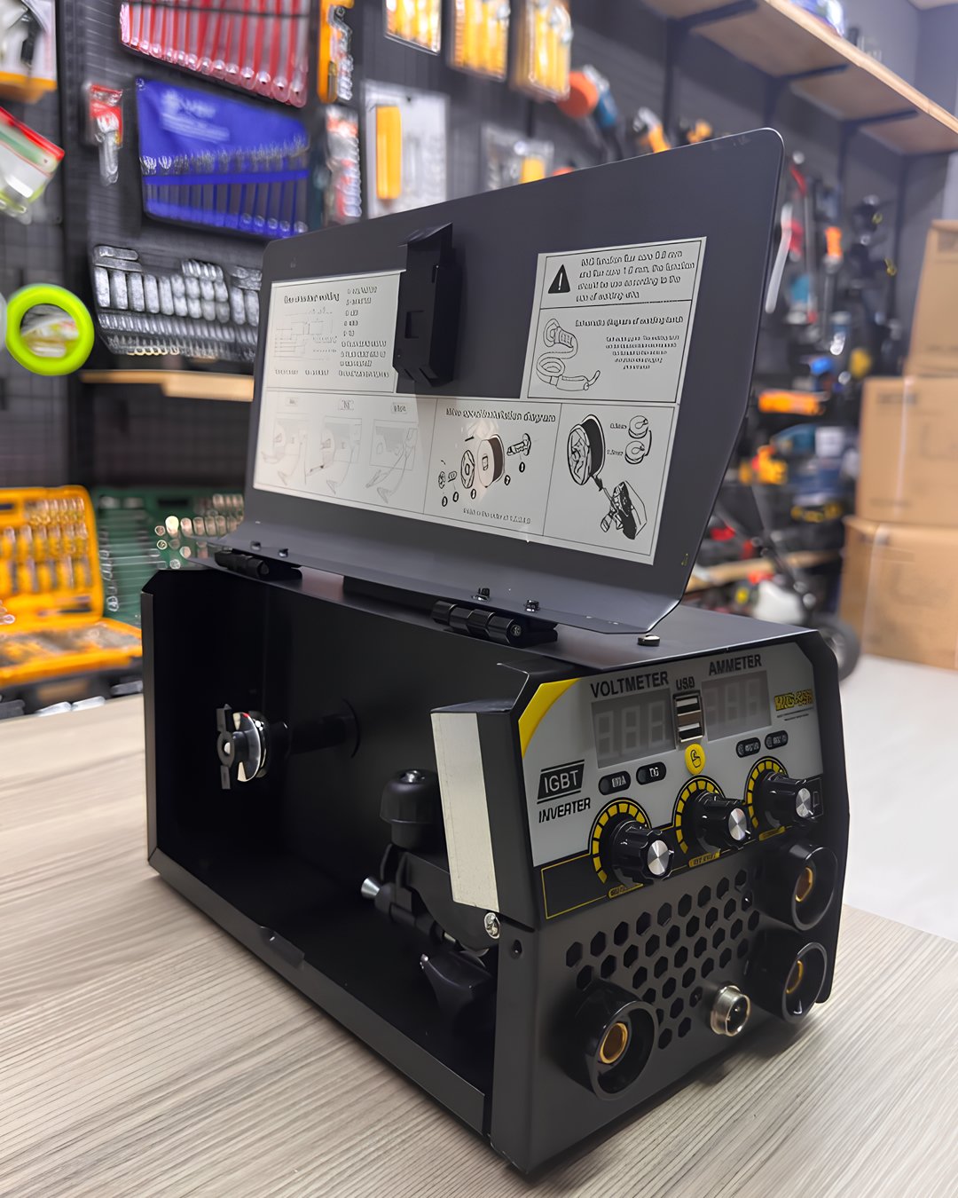 KeyaTec EEA456 Çok Fonksiyonlu TIG MMA MIG 999 Gazsız Gaz Altı Kaynak Makinesi teknik özellikler