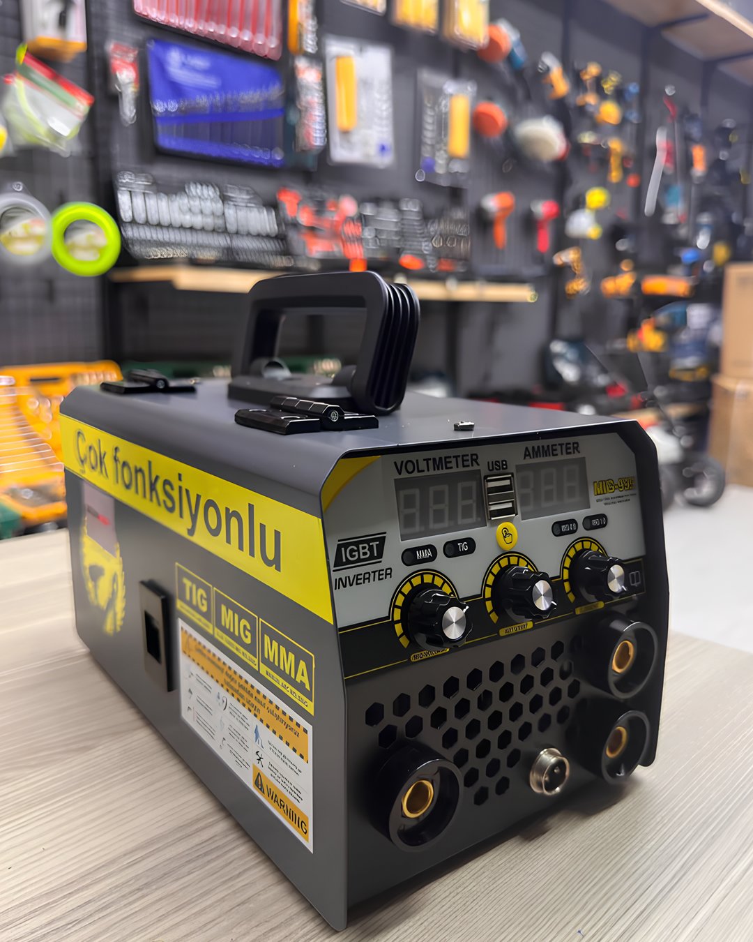 KeyaTec EEA456 Çok Fonksiyonlu TIG MMA MIG 999 Gazsız Gaz Altı Kaynak Makinesi özellikler