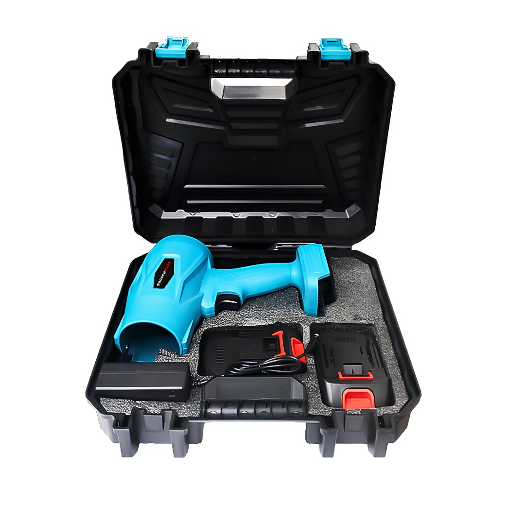 BoschPlus EEA470 Yeni Çift Akülü Hava Üfleme, Yaprak Üfleyici, Araba, Cam Suyu Kurulama Fanı  çantası