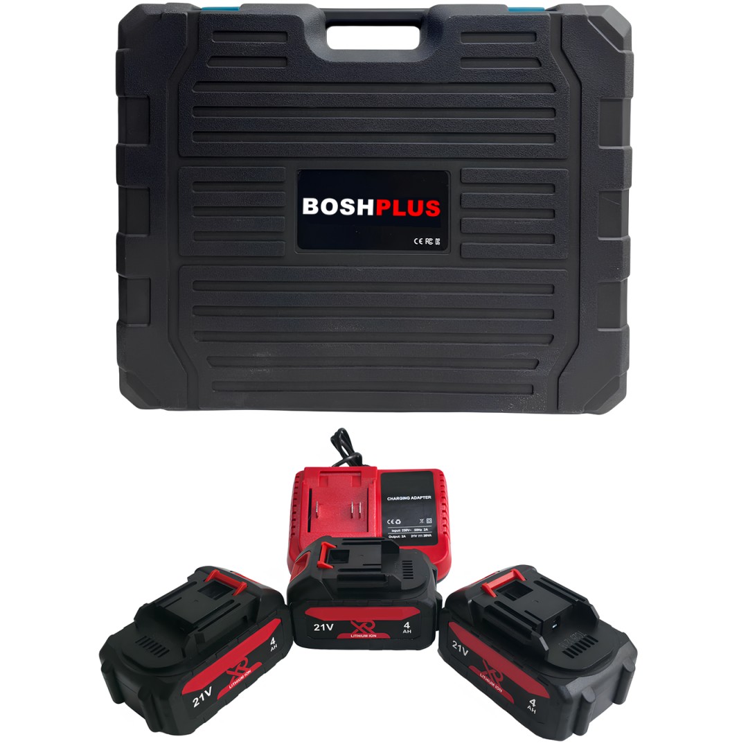 Prohummer PH338 Profesyonel Kömürsüz Akülü Kırmızı 6lı Set 21V 4ah bataryalar