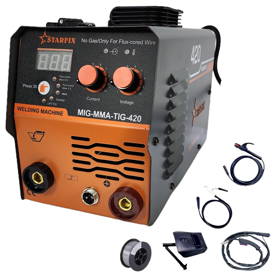 BoschPlus Starfix EEA362 MIG MMA TIG 420 3 Fonksiyonlu Gazsız Gaz Altı Kaynak Makinesi