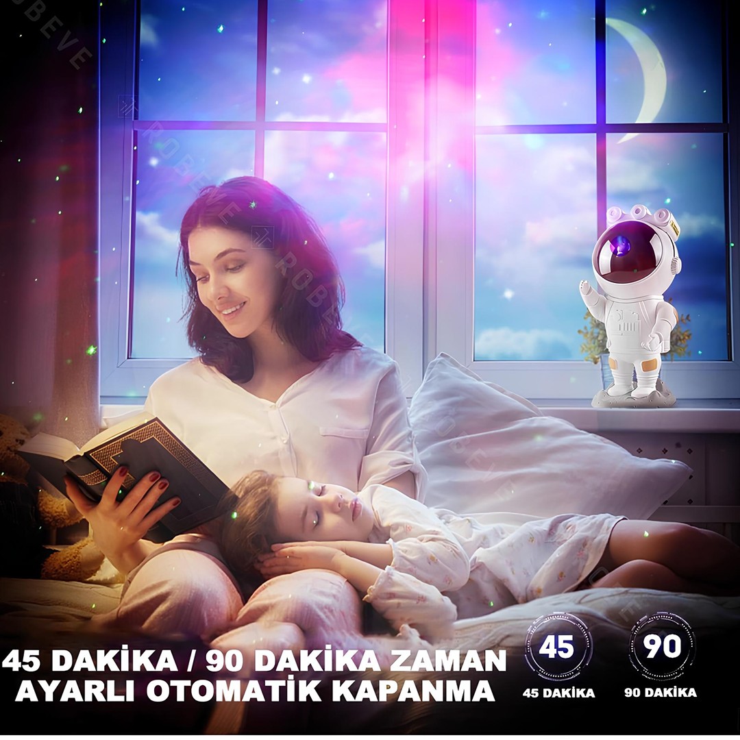Castu Msz003 Astronot Gece Lambasi Ayarlanabilir Yorumlar
