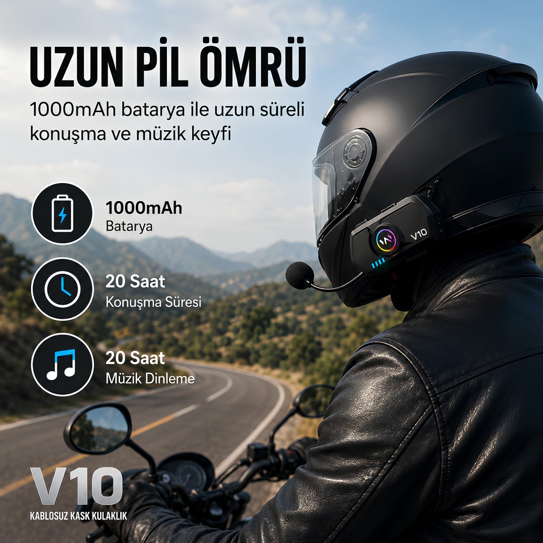 Castu Y10 V10 Bluetooth 5 3 Kablosuz Kask Kulakligi Ipx6 Detaylari