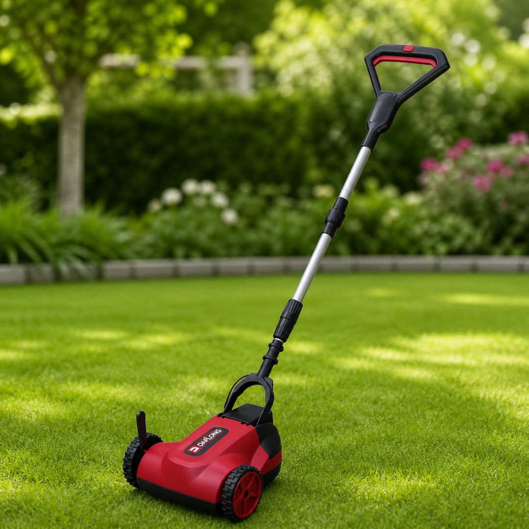 DAFLONG DFL218 Kömürsüz Arabalı Şarjlı Tırpan 21V Çim ve Ot Kesme Makinesi