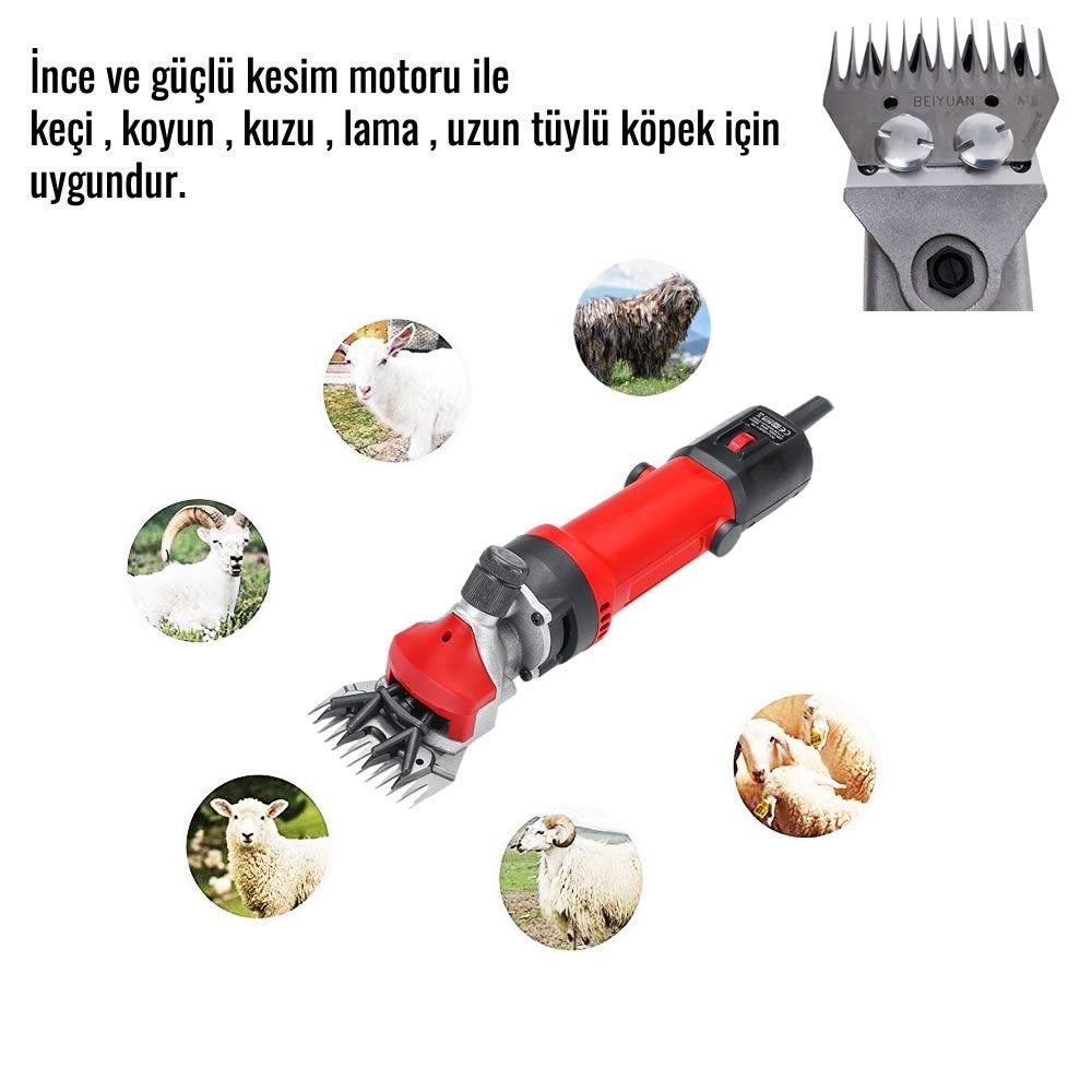 Ekinler koyun keçi kırkma makinesi teknik özellikler