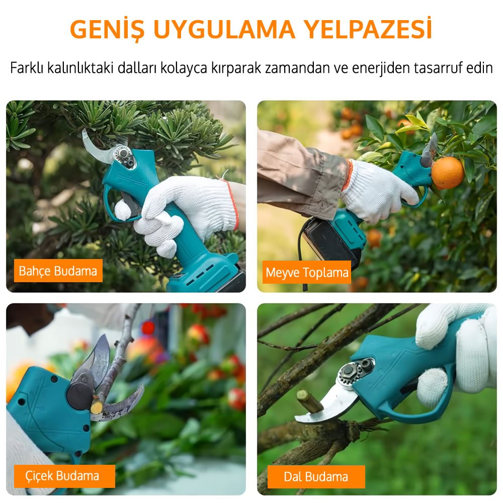 dewalt akülü dal budama makası teknik özellikleri