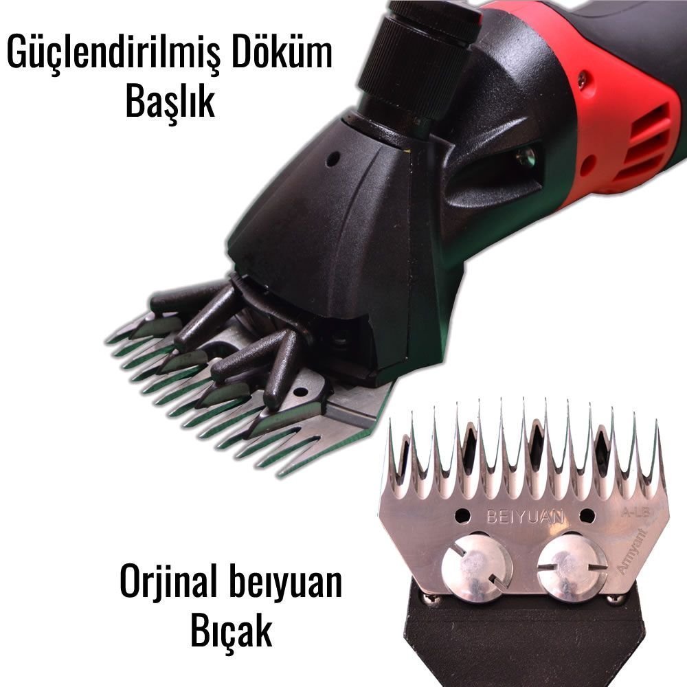 Ekinler profesyonel koyun keçi kırkma makine teknik özellikleri