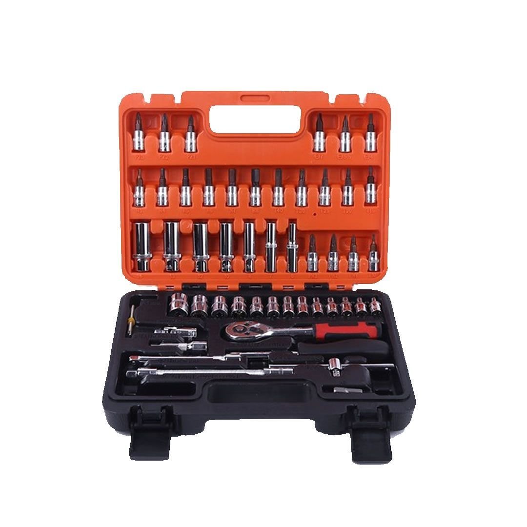 Germany EEA148 53 Parça 14 Cırcırlı Lokma Anahtar Takımı Bits Uç Seti