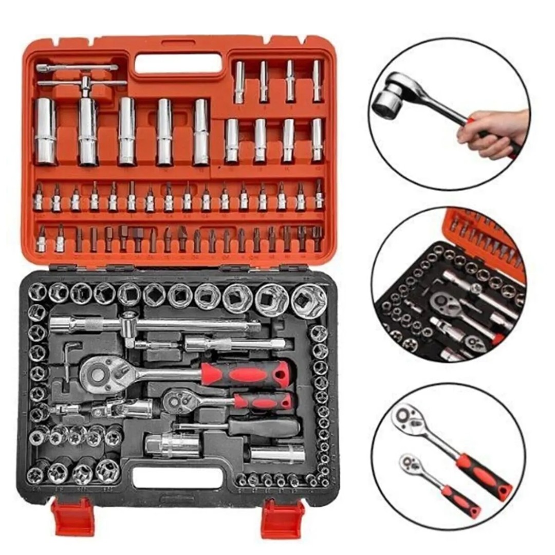 Ekinler EEA261 Profesyonel 108 Parça Usta Lokma Takımı Parlak Çelik