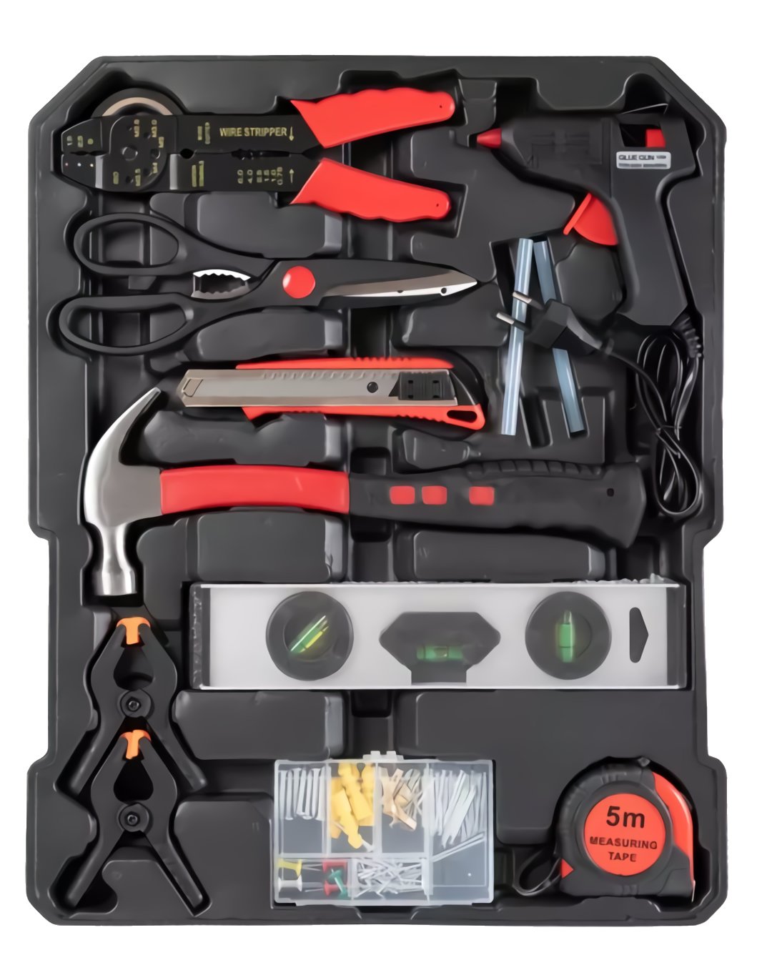 Ekinler EEA348 Bavullu 186 Parça El Aletleri Seti Parçaları