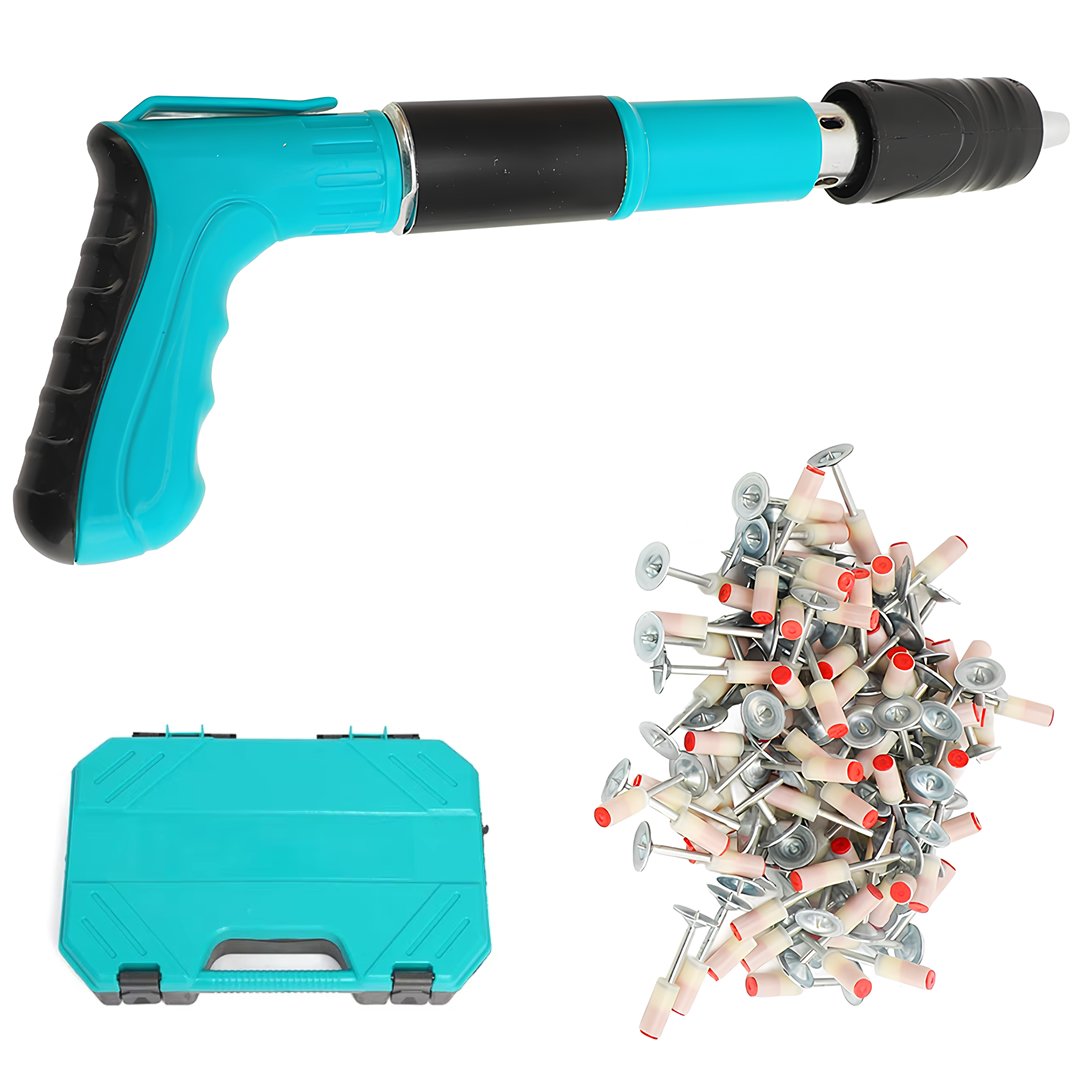 Ekinler El Aletleri EEA413 Mekanik Çivi Tabancası Beton Çelik Çivi Tabancası + 100 Adet Pul Başlı Barutlu Çivi