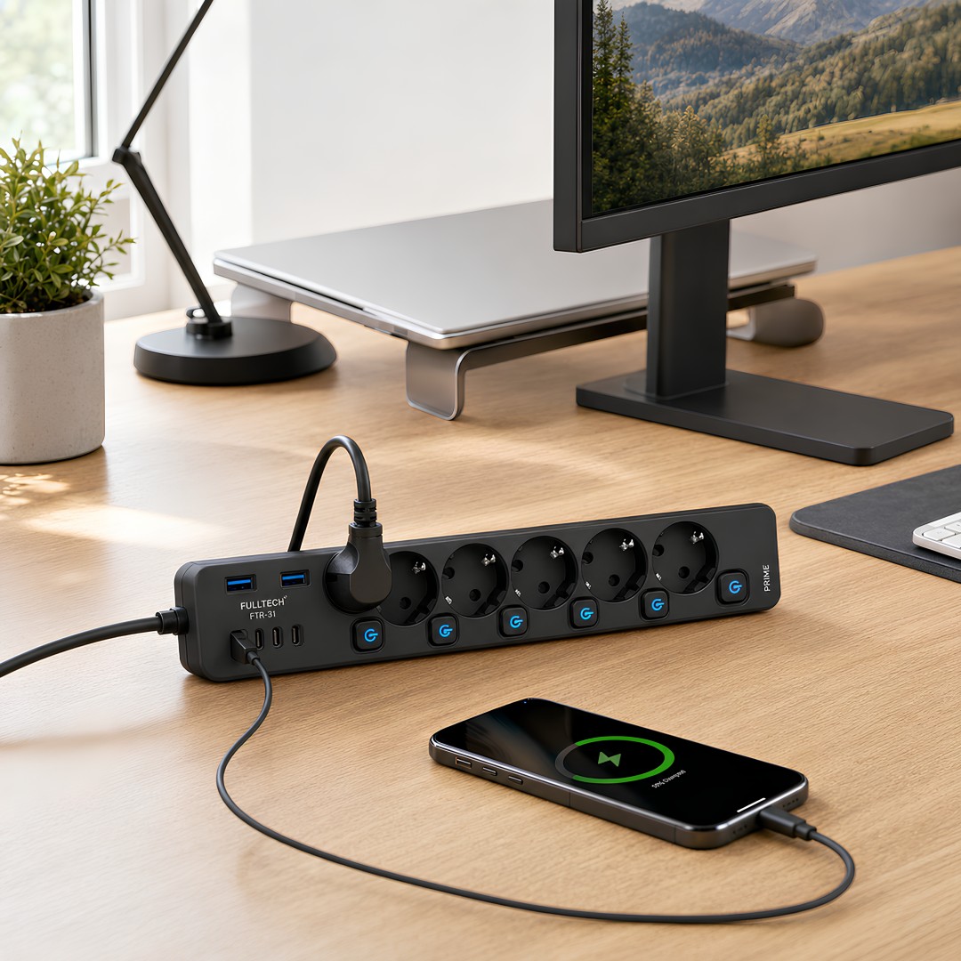 Fulltech Ftr 31 5li Akim Korumali Priz Usb C Pd20w Model Fiyatlari