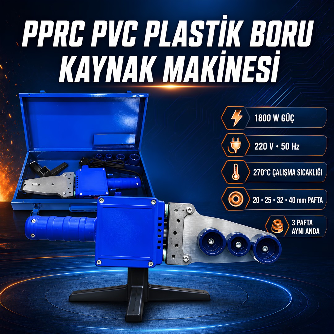 Gb 001 Pvc Plastik Boru Kaynak Makinesi Teknik Ozellikler