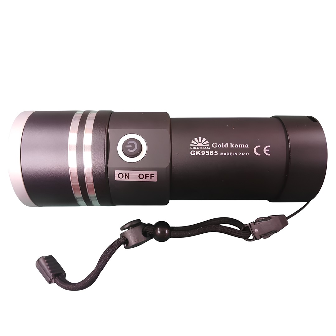 Gold Kama GK9565 Şarjlı El Feneri 100W 6000mAh Powerbank Zoomlu Ultra Güçlü LED Fener
