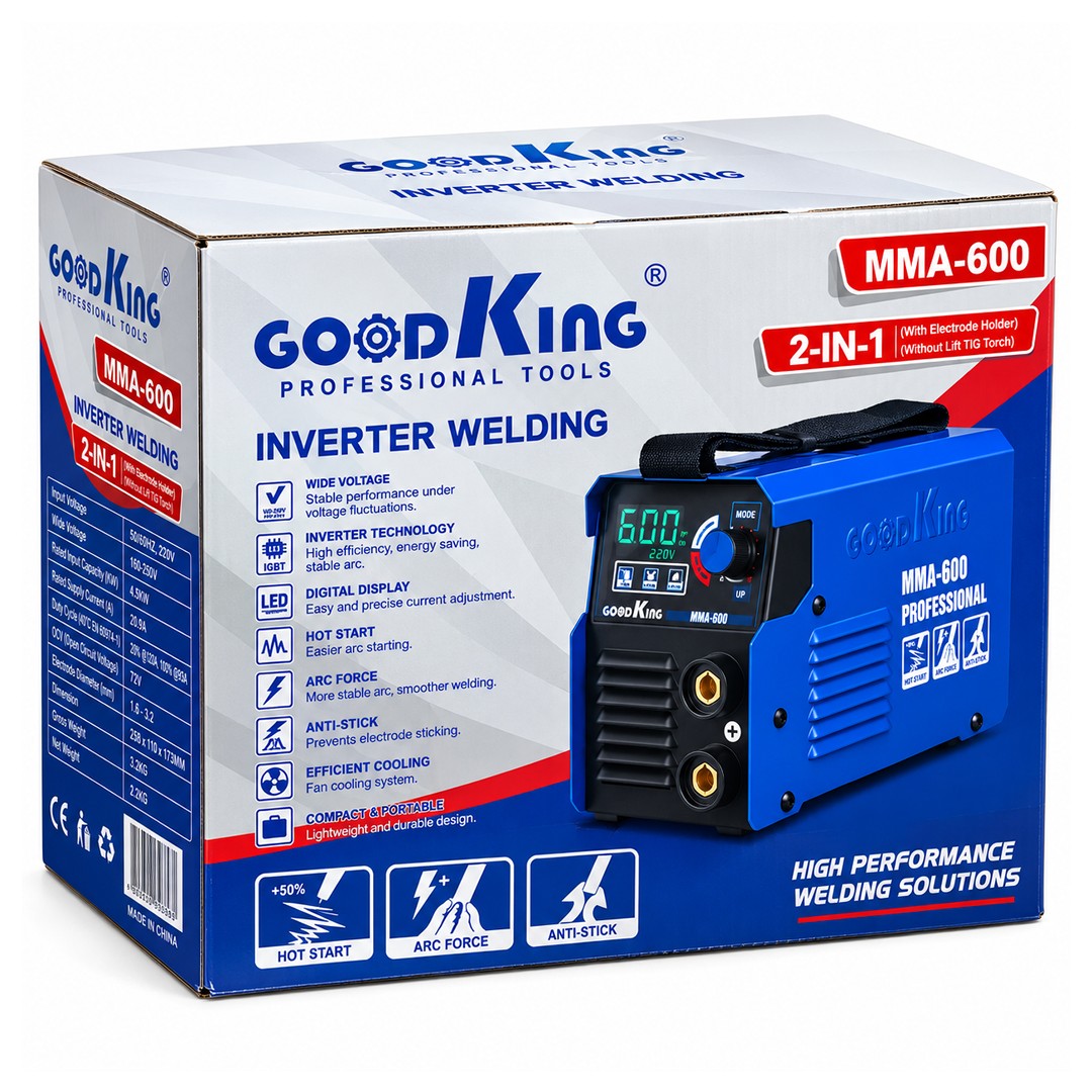 Good King Gk Mma 600 350a Dijital Ekranli Inverter Kaynak Makinesi Kutusu.Fw