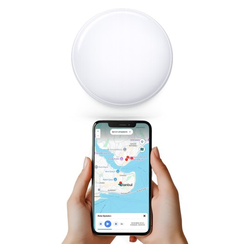 Gözcü Mobil Mini GM002 Profesyonel GPS Takip Cihazı – iOS ve Android Uyumlu Araba, Motor, Valiz, Evcil Hayvan Mıknatıslı Takip Cihazı (Beyaz)