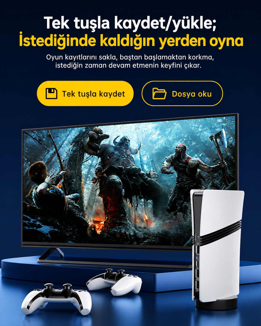 Gs5 Pro Kablosuz Çift Kol Yeni Nesil Oyun Konsolu Uyumlu 4k-hdmı 53 Emulatör 20000 Oyunlu 2.4g Gaming Atari hafıza kartı