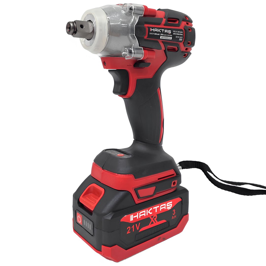 Haktaş HKT1025 Yeni Nesil Kırmızı 10 lu Kömürsüz Akülü Makine Seti 21V 3ah somun sökme özellikleri