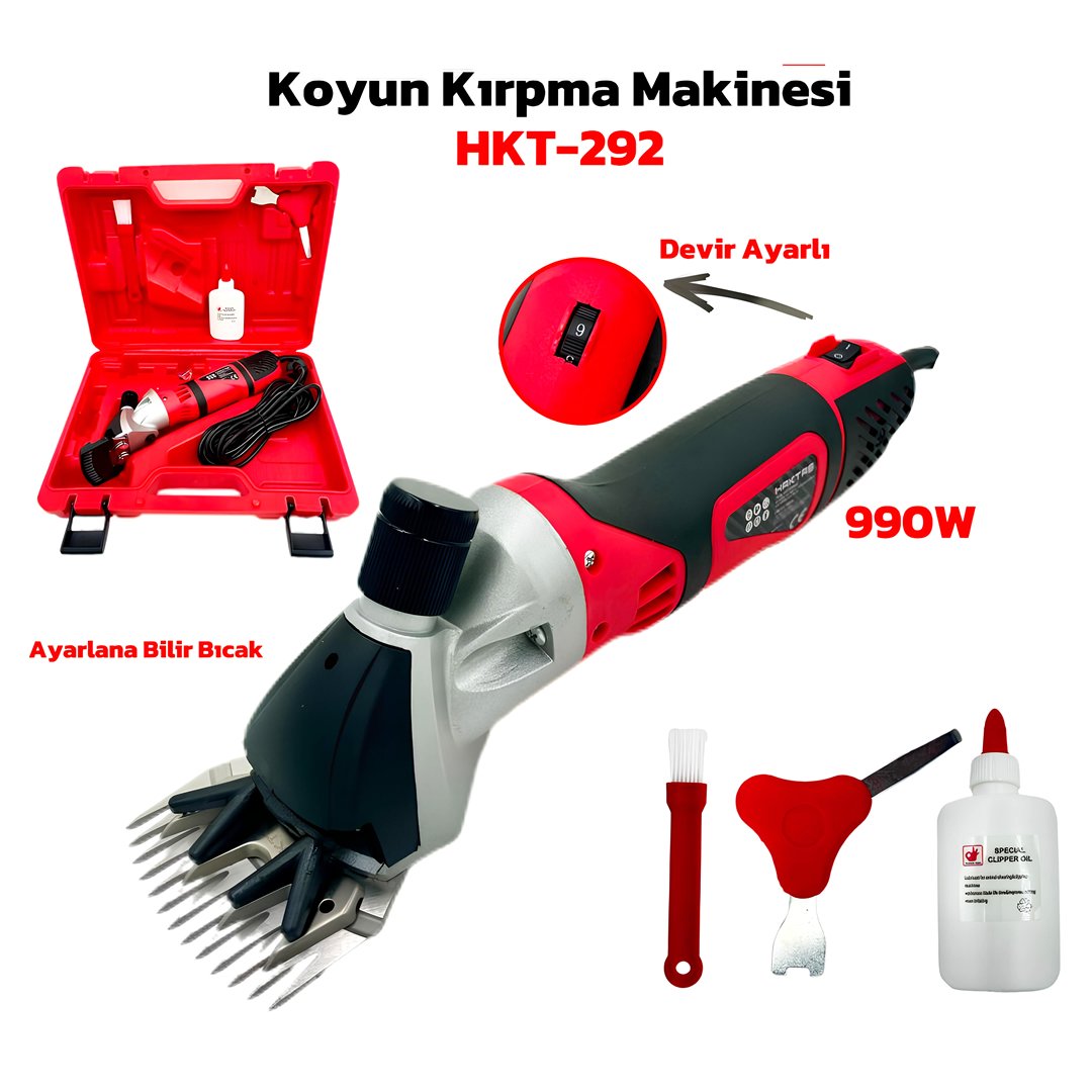 HKT HKT292 Profesyonel Koyun Keçi Kırkma Makinesi model ve fiyatlar