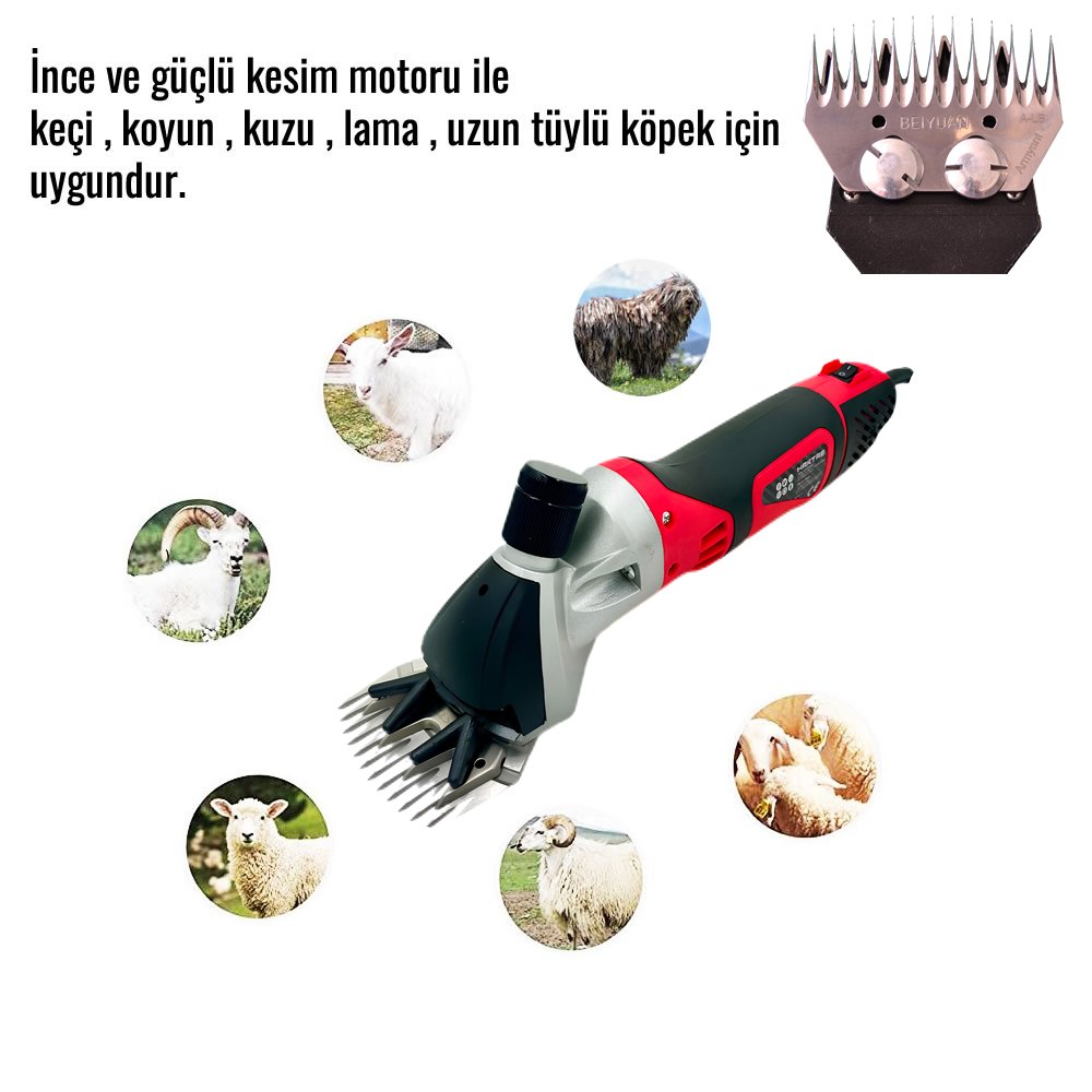 HKT HKT292 Profesyonel Koyun Keçi Kırkma Makinesi teknik özellikleri