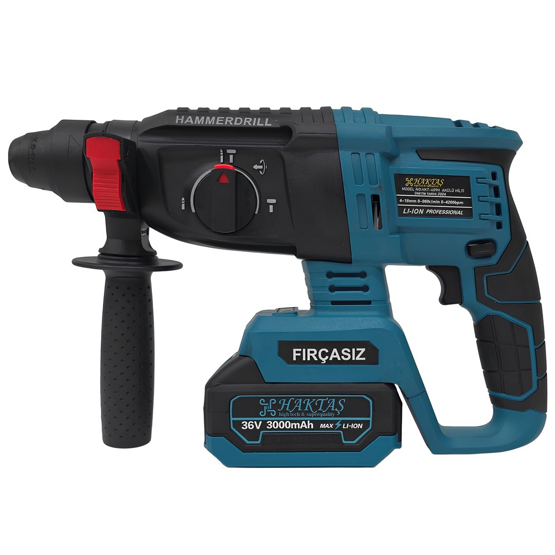Haktaş HKT747 Yeni Nesil Mavi 7li Şarjlı Set 36V 3ah kırıcı delici özellikler