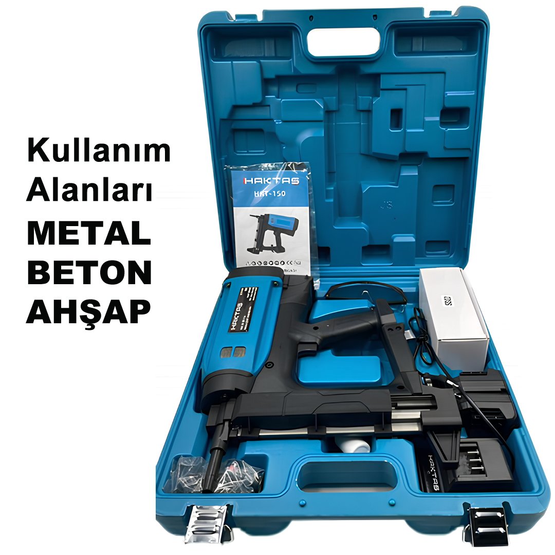 Haktaş HKT150 Gazlı Çivi Tabancası - Profesyonel Beton Çivi Tabancası model ve fiyatlar
