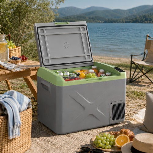 Icepeak IP-MADRID-300610 Madrid Kompresörlü Buzdolabı 40 Litre Gri Yeşil