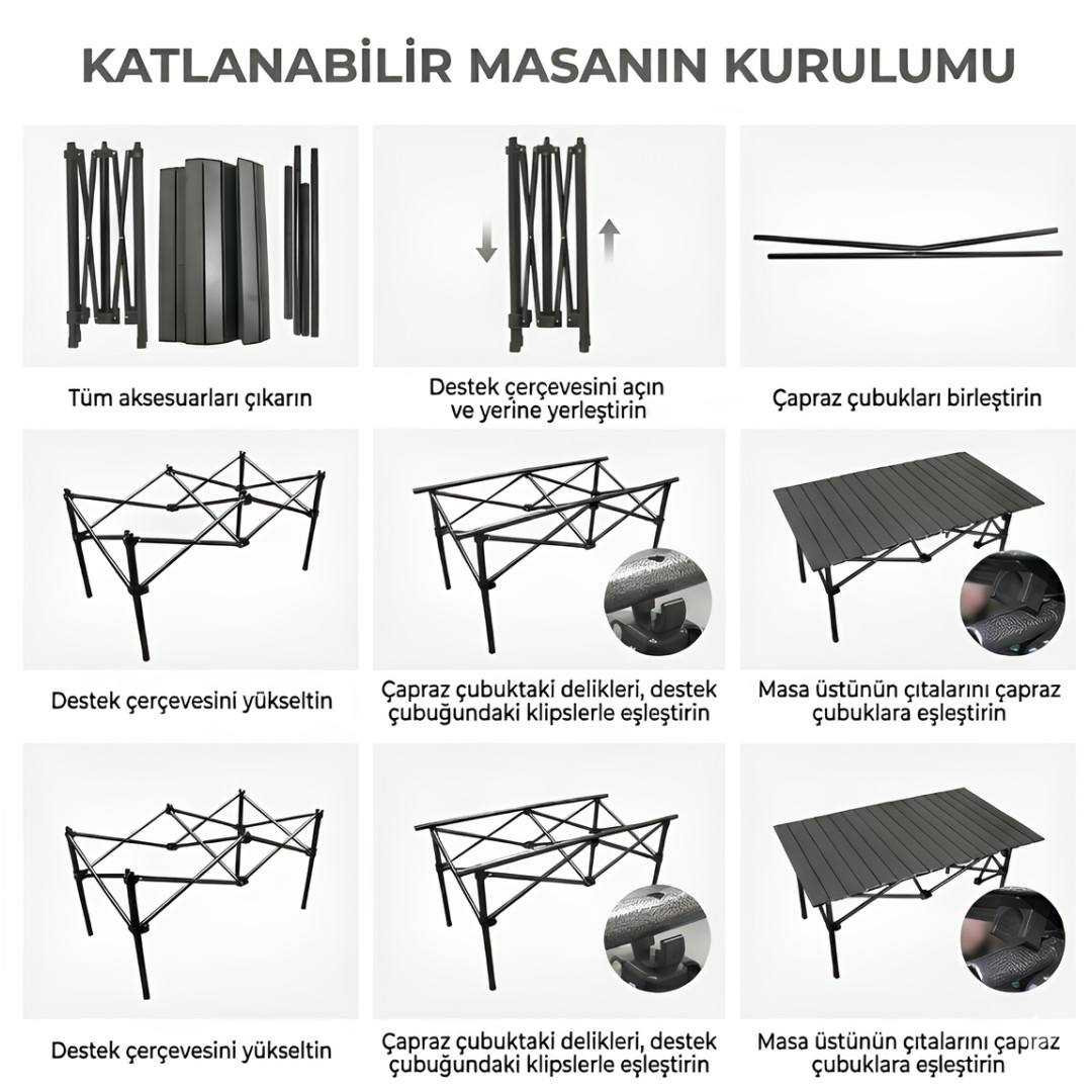 Inflatable Mattress Kmp253 60x120 Katlanabilir Kamp Masasi Teknik Ozellikleri