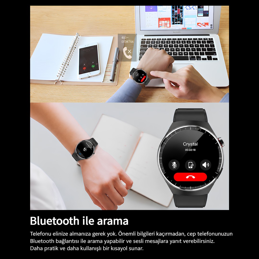 Kalobee Sk38 162 Inc Amoled 3 Kordonlu Akilli Saat Ayrintilar