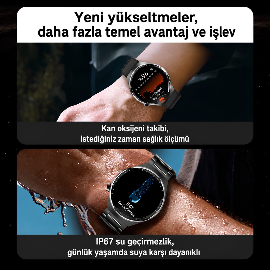 Kalobee Sk38 162 Inc Amoled 3 Kordonlu Akilli Saat Ayrintilari