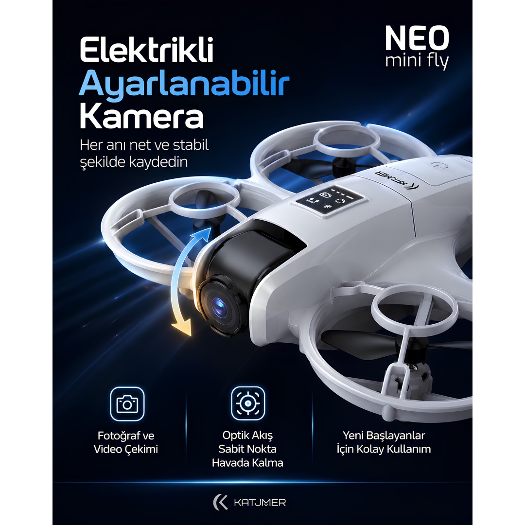 Katjmer DRNMF-001 Neo Mini Fly Kameralı Akıllı Mini Drone model ve fiyatları