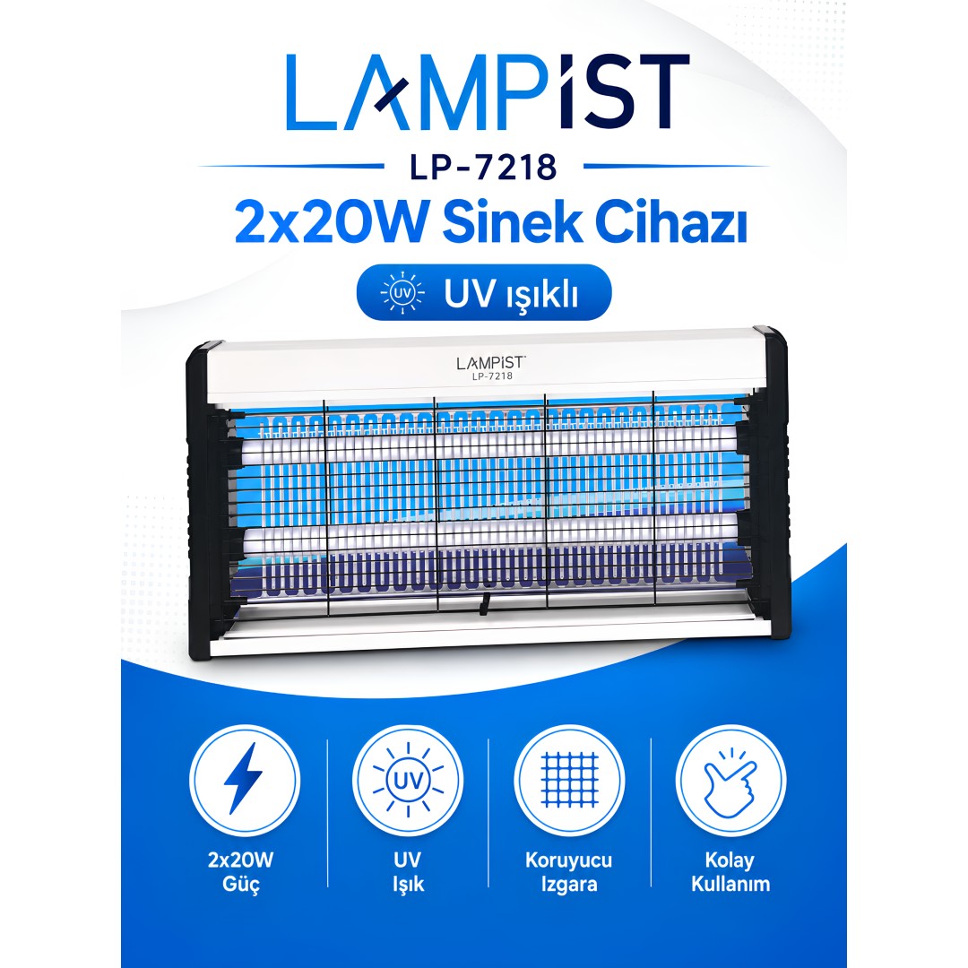 Lampist Cızz LP-7218 2x20W Elektrikli Sinek Cihazı özellikleri