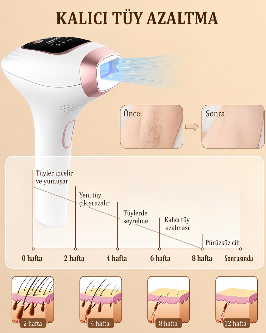 Lumiva LV001 buz sogutmalı ipl epilasyon cihazı yorumları